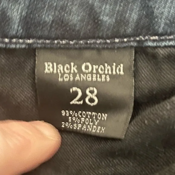 Black Orchid Jeans Black Betty Onyx Wash Denim - Picture 8 of 9